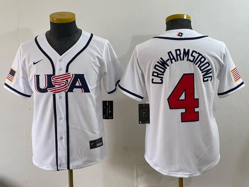 women 2026 World cup white MLB jersey 0561002